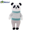 Kép 1/3 - Metoo - Mr. Panda szürke (32 cm)