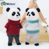 Kép 2/3 - Metoo - Mr. Panda szürke (32 cm)