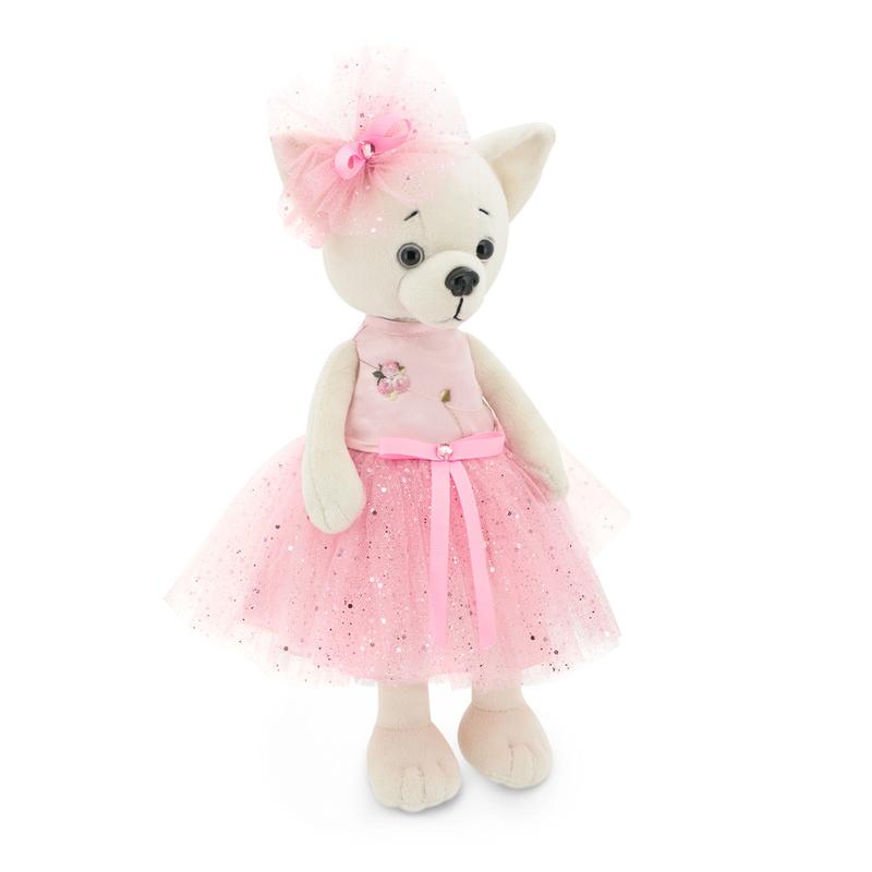 Orange Toys - Lucky Doggy - Lili a plüss kutya pink ruhában (40 cm)